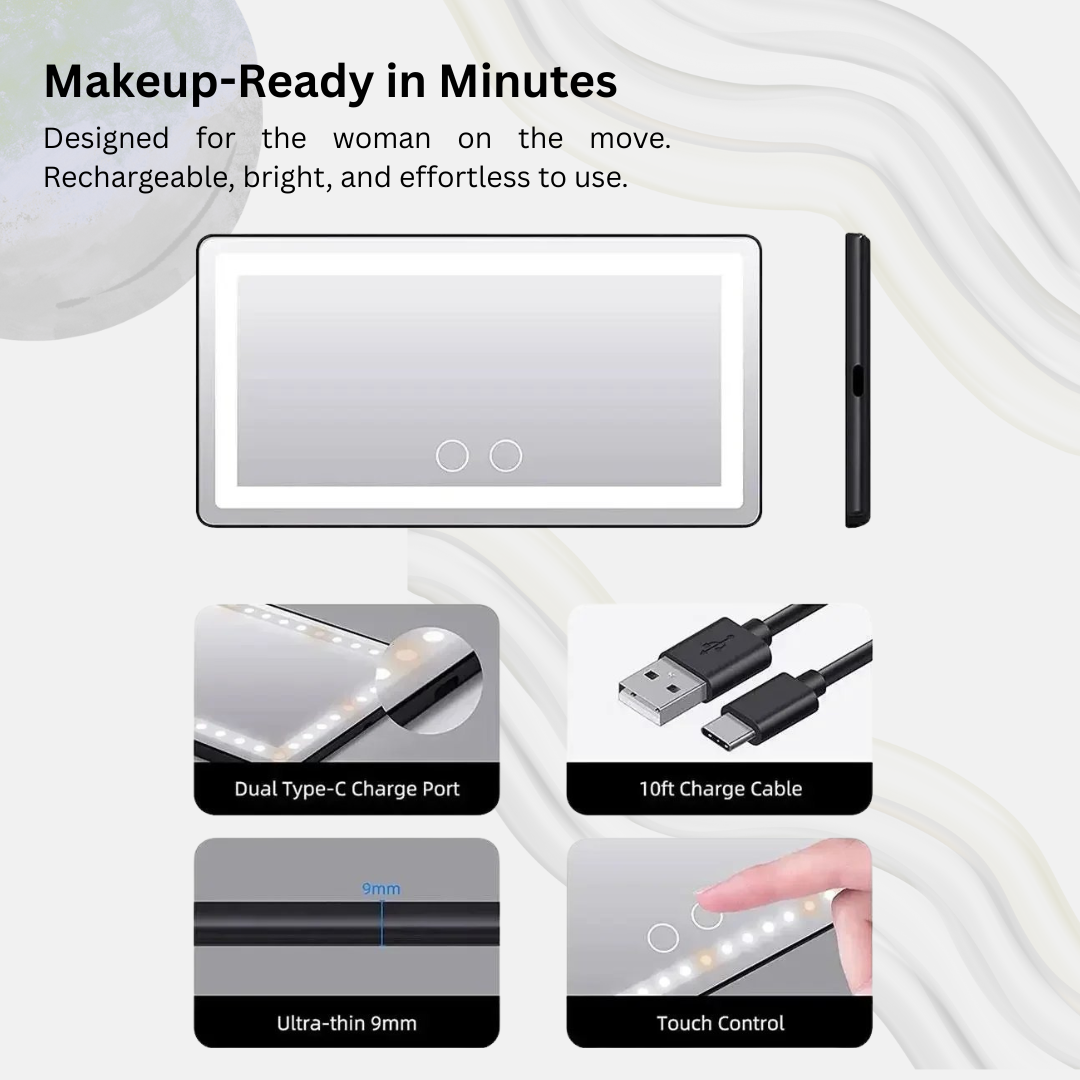 Mivora Car Makeup Mirror